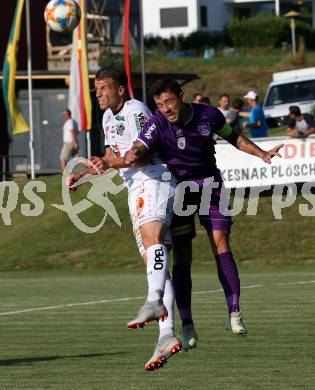 Fussball Testspiel. SK Austria KLagenfurt gegen RZ Pellets WAC.  Philipp Huetter,  (Klagenfurt), Lukas Schmitz (WAC). Koettmannsdorf, am 5.4.2019.
Foto: Kuess
www.qspictures.net
---
pressefotos, pressefotografie, kuess, qs, qspictures, sport, bild, bilder, bilddatenbank