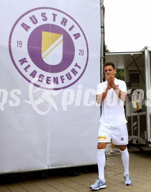 Fussball 2. Liga. Eroeffnungsfeier SK Austria Klagenfurt.   Darijo Pecirep. Klagenfurt, am 13.7.2019.
Foto: Kuess
---
pressefotos, pressefotografie, kuess, qs, qspictures, sport, bild, bilder, bilddatenbank