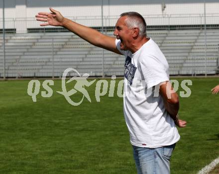 Fussball 2. Liga. Eroeffnungsfeier SK Austria Klagenfurt.   Peter Pacult. Klagenfurt, am 13.7.2019.
Foto: Kuess
---
pressefotos, pressefotografie, kuess, qs, qspictures, sport, bild, bilder, bilddatenbank