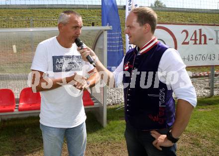 Fussball 2. Liga. Eroeffnungsfeier SK Austria Klagenfurt.  Peter Pacult, Christian Rosenzopf. Klagenfurt, am 13.7.2019.
Foto: Kuess
---
pressefotos, pressefotografie, kuess, qs, qspictures, sport, bild, bilder, bilddatenbank