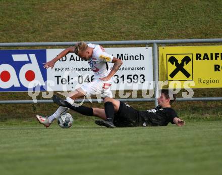 Fussball. OEFB Cup. Koettmannsdorf gegen FK Austria Wien.Fabian Krenn (Koettmannsdorf),  James Alexander Jeggo (Austria Wien). Koettmannsdorf, 20.7.2019.
Foto: Kuess
www.qspictures.net
---
pressefotos, pressefotografie, kuess, qs, qspictures, sport, bild, bilder, bilddatenbank