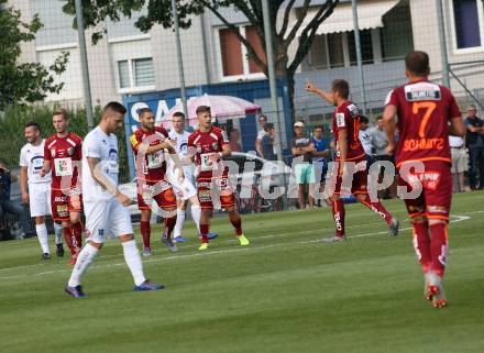 Fussball. OEFB Cup. SAK gegen WAC.  Torjubel  (WAC). Klagenfurt, 20.7.2019.
Foto: Kuess
www.qspictures.net
---
pressefotos, pressefotografie, kuess, qs, qspictures, sport, bild, bilder, bilddatenbank