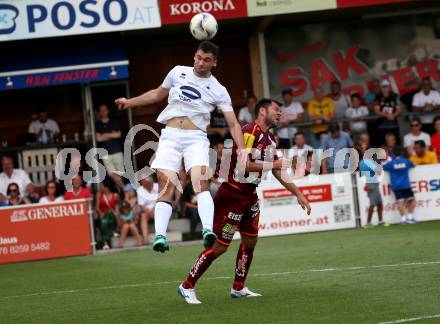 Fussball. OEFB Cup. SAK gegen WAC. Daniel Camber (SAK),  Nemanja Rnic (WAC). Klagenfurt, 20.7.2019.
Foto: Kuess
www.qspictures.net
---
pressefotos, pressefotografie, kuess, qs, qspictures, sport, bild, bilder, bilddatenbank