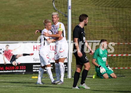 Fussball. OEFB Cup. Koettmannsdorf gegen FK Austria Wien. Torjubel Dominik Prokop, Alexander Gruenwald   (Austria Wien). Koettmannsdorf, 20.7.2019.
Foto: Kuess
www.qspictures.net
---
pressefotos, pressefotografie, kuess, qs, qspictures, sport, bild, bilder, bilddatenbank