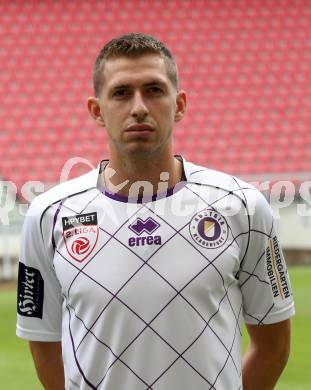 Fussball 2. Liga. SK Austria Klagenfurt. Mannschaftsfototermin. Portrait.   Ivan Saravanja. Klagenfurt, am 13.7.2019.
Foto: Kuess
www.qspictures.net
---
pressefotos, pressefotografie, kuess, qs, qspictures, sport, bild, bilder, bilddatenbank