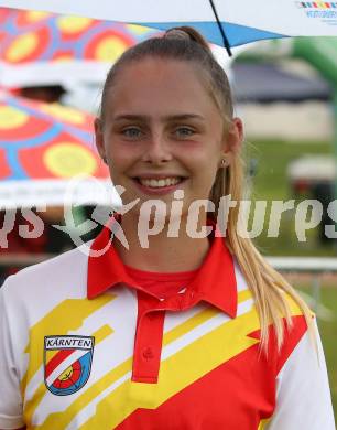 Bogenschiessen. Oesterreichische Meisterschaft. Cpopound, Recurve. Sydney Golob. Klagenfurt, am 28.7.2019.
Foto: Kuess
www.qspictures.net

---
pressefotos, pressefotografie, kuess, qs, qspictures, sport, bild, bilder, bilddatenbank