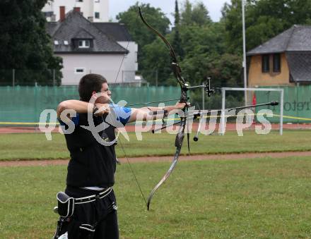 Bogenschiessen. Oesterreichische Meisterschaft. Cpopound, Recurve. Macher David. Klagenfurt, am 28.7.2019.
Foto: Kuess
www.qspictures.net

---
pressefotos, pressefotografie, kuess, qs, qspictures, sport, bild, bilder, bilddatenbank