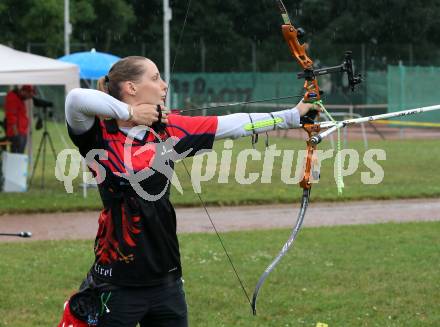 Bogenschiessen. Oesterreichische Meisterschaft. Cpopound, Recurve. Woell Martina. Klagenfurt, am 28.7.2019.
Foto: Kuess
www.qspictures.net

---
pressefotos, pressefotografie, kuess, qs, qspictures, sport, bild, bilder, bilddatenbank