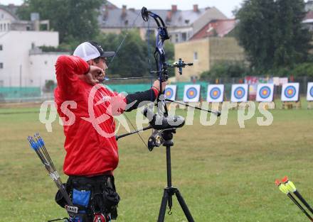 Bogenschiessen. Oesterreichische Meisterschaft. Cpopound, Recurve. Wiener Nico. Klagenfurt, am 28.7.2019.
Foto: Kuess
www.qspictures.net

---
pressefotos, pressefotografie, kuess, qs, qspictures, sport, bild, bilder, bilddatenbank