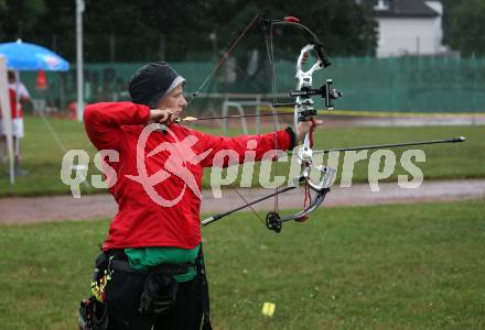 Bogenschiessen. Oesterreichische Meisterschaft. Cpopound, Recurve. Muellneritsch Christine. Klagenfurt, am 28.7.2019.
Foto: Kuess
www.qspictures.net

---
pressefotos, pressefotografie, kuess, qs, qspictures, sport, bild, bilder, bilddatenbank