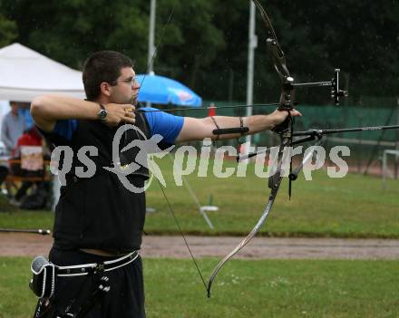 Bogenschiessen. Oesterreichische Meisterschaft. Cpopound, Recurve. Macher David. Klagenfurt, am 28.7.2019.
Foto: Kuess
www.qspictures.net

---
pressefotos, pressefotografie, kuess, qs, qspictures, sport, bild, bilder, bilddatenbank