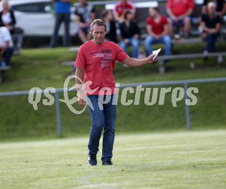 Fussball. Kaerntner Liga. Bleiburg gegen St. Jakob/Ros.  Trainer Franz Polanz (Bleiburg). Bleiburg, 3.8.2019.
Foto: Kuess
www.qspictures.net
---
pressefotos, pressefotografie, kuess, qs, qspictures, sport, bild, bilder, bilddatenbank