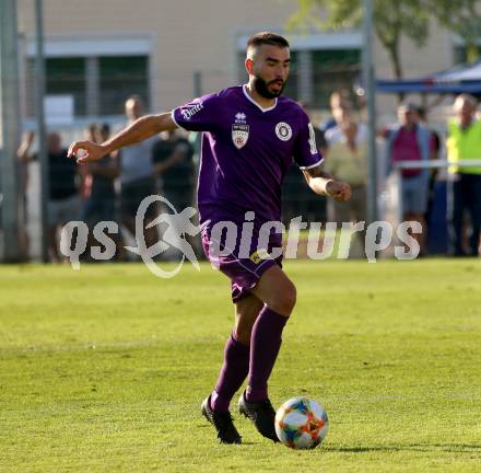 Fussball. 2. Liga. âSK Austria Klagenfurt gegen FC Liefering.  Kosmas Gkezos (Klagenfurt). Klagenfurt, 4.8.2019.
Foto: Kuess
www.qspictures.net
---
pressefotos, pressefotografie, kuess, qs, qspictures, sport, bild, bilder, bilddatenbank