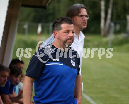 Fussball Kaerntner Liga. Maria Saal gegen Treibach. Trainer Martin Harald Kaiser (Treibach). Maria Saal, am 10.8.2019.
Foto: Kuess
www.qspictures.net
---
pressefotos, pressefotografie, kuess, qs, qspictures, sport, bild, bilder, bilddatenbank