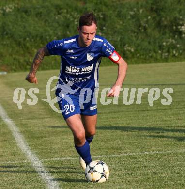 Fussball Kaerntner Liga. Maria Saal gegen Treibach. Kevin Vaschauner  (Treibach). Maria Saal, am 10.8.2019.
Foto: Kuess
www.qspictures.net
---
pressefotos, pressefotografie, kuess, qs, qspictures, sport, bild, bilder, bilddatenbank