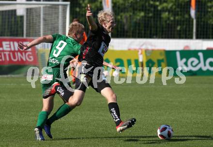 Fussball Regionalliga. RZ Pellets WAC Amateure gegen Wels FC. Raphael Schifferl, (WAC), Tobias Pellegrini  (Wels). Wolfsberg, am 10.8.2019.
Foto: Kuess
www.qspictures.net
---
pressefotos, pressefotografie, kuess, qs, qspictures, sport, bild, bilder, bilddatenbank