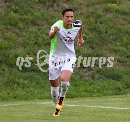 Fussball Kaerntner Liga. Feldkirchen SV gegen SAK.  Torjubel Sebastian Hertelt (Feldkirchen). Feldkirchen, am 17.8.2019.
Foto: Kuess
www.qspictures.net
---
pressefotos, pressefotografie, kuess, qs, qspictures, sport, bild, bilder, bilddatenbank