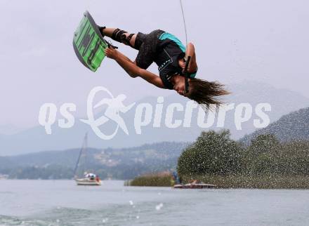 Wakeboard.  Nico Juritsch. Poertschach, am 15.6.2019.
Foto: Kuess
---
pressefotos, pressefotografie, kuess, qs, qspictures, sport, bild, bilder, bilddatenbank