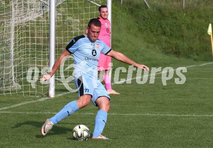 Fussball 2. KLasse D. SG SV Magdalensberg/ASKOE Poggersdorf Youngstars gegen KAC B Juniors. Claudio Fasser-Lindenthal (Magdalensberg/Poggersdorf). Poggersdorf, am 25.8.2019.
Foto: Kuess
---
pressefotos, pressefotografie, kuess, qs, qspictures, sport, bild, bilder, bilddatenbank