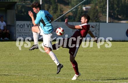 Fussball 1. KLasse C. Metnitztal gegen Launsdorf. Jakob Gabriel Holzer,  (Metnitztal), Daniel Globotschnig (Launsdorf). Grades, am 18.8.2019.
Foto: Kuess
www.qspictures.net
---
pressefotos, pressefotografie, kuess, qs, qspictures, sport, bild, bilder, bilddatenbank