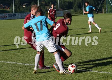Fussball 1. KLasse C. Metnitztal gegen Launsdorf. Stefan Stampfer  (Metnitztal), Lukas Pietsch,  Marco Lukas Oraze (Launsdorf). Grades, am 18.8.2019.
Foto: Kuess
www.qspictures.net
---
pressefotos, pressefotografie, kuess, qs, qspictures, sport, bild, bilder, bilddatenbank