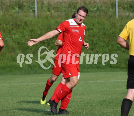 Fussball 2. KLasse D. SG SV Magdalensberg/ASKOE Poggersdorf Youngstars gegen KAC B Juniors. Torjubel Walter Auer (KAC). Poggersdorf, am 25.8.2019.
Foto: Kuess
---
pressefotos, pressefotografie, kuess, qs, qspictures, sport, bild, bilder, bilddatenbank