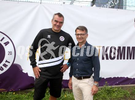 Fussball. 2. Liga. ÂÂSK Austria Klagenfurt. Robert Micheu, Ivica Peric. Klagenfurt, 16.8.2019.
Foto: Kuess
www.qspictures.net
---
pressefotos, pressefotografie, kuess, qs, qspictures, sport, bild, bilder, bilddatenbank