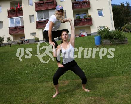 Snowboard. Anna Gasser, Schwester Eva. Homestory. Millstatt, 23.7.2018.
Foto: Kuess
---
pressefotos, pressefotografie, kuess, qs, qspictures, sport, bild, bilder, bilddatenbank