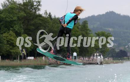 Wakeboard.   Mara Salmina. Poertschach, am 15.6.2019.
Foto: Kuess
---
pressefotos, pressefotografie, kuess, qs, qspictures, sport, bild, bilder, bilddatenbank