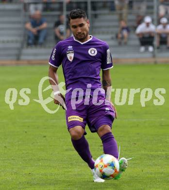 Fussball 2. Liga. SK Austra Klagenfurt gegen FC Blau Weiss Linz. Maximiliano Moreira Romero (Austria Klagenfurt). Klagenfurt, am 25.8.2019.
Foto: Kuess
www.qspictures.net
---
pressefotos, pressefotografie, kuess, qs, qspictures, sport, bild, bilder, bilddatenbank