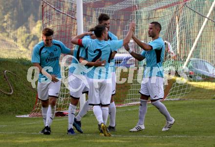 Fussball 1. KLasse C. Metnitztal gegen Launsdorf. Torjubel Danijel Vukaljovic,  (Metnitztal). Grades, am 18.8.2019.
Foto: Kuess
www.qspictures.net
---
pressefotos, pressefotografie, kuess, qs, qspictures, sport, bild, bilder, bilddatenbank