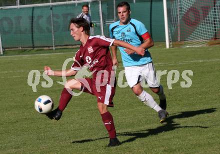 Fussball 1. KLasse C. Metnitztal gegen Launsdorf. Patrick Wernig,  (Metnitztal), Raphael Krapesch (Launsdorf). Grades, am 18.8.2019.
Foto: Kuess
www.qspictures.net
---
pressefotos, pressefotografie, kuess, qs, qspictures, sport, bild, bilder, bilddatenbank