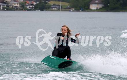 Wakeboard.   Mara Salmina. Poertschach, am 15.6.2019.
Foto: Kuess
---
pressefotos, pressefotografie, kuess, qs, qspictures, sport, bild, bilder, bilddatenbank