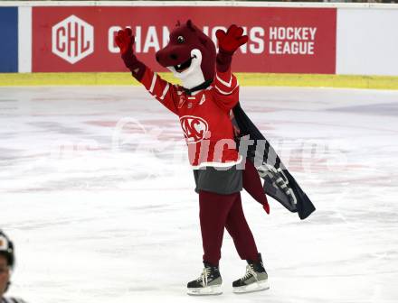 Eishockey, Europa Champions Hockey League.  KAC gegen Tappara Tampere (Finnland).  Maskottchen Lindi (KAC). Klagenfurt, am 29.8.2019.
Foto: Kuess
www.qspictures.net
---
pressefotos, pressefotografie, kuess, qs, qspictures, sport, bild, bilder, bilddatenbank