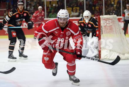 Eishockey. CHL. Europa Champions Hockey League.  KAC gegen Frisk Asker (Norwegen). Matthew Neal (KAC). Klagenfurt, am 31.8.2019.
Foto: Kuess
www.qspictures.net
---
pressefotos, pressefotografie, kuess, qs, qspictures, sport, bild, bilder, bilddatenbank