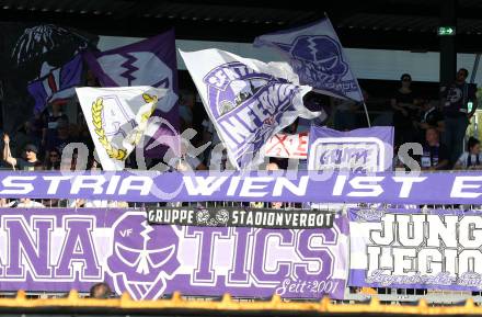 Fussball Bundesliga. RZ Pellets WAC gegen FK Austria Wien. Fans. Wolfsberg, am 15.9.2019.
Foto: Kuess
www.qspictures.net

---
pressefotos, pressefotografie, kuess, qs, qspictures, sport, bild, bilder, bilddatenbank