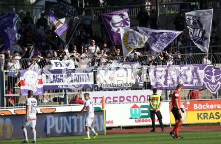 Fussball Bundesliga. RZ Pellets WAC gegen FK Austria Wien.  Fans. Wolfsberg, am 15.9.2019.
Foto: Kuess
www.qspictures.net

---
pressefotos, pressefotografie, kuess, qs, qspictures, sport, bild, bilder, bilddatenbank