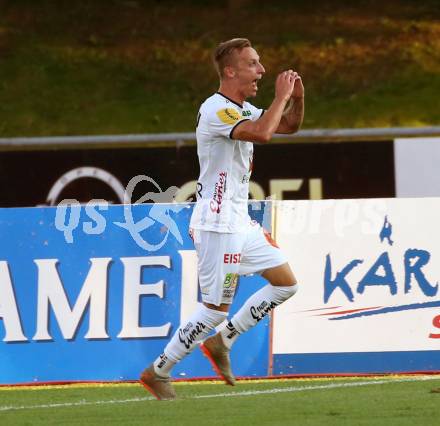 Fussball Bundesliga. RZ Pellets WAC gegen FK Austria Wien. Torjubel Marcel Ritzmaier (WAC). Wolfsberg, am 15.9.2019.
Foto: Kuess
www.qspictures.net

---
pressefotos, pressefotografie, kuess, qs, qspictures, sport, bild, bilder, bilddatenbank