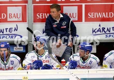EBEL. Eishockey Bundesliga. EC VSV gegen spusu Vienna Capitals. Trainer Jyrki Aho  (VSV). Villach, am 20.9.2019.
Foto: Kuess
www.qspictures.net
---
pressefotos, pressefotografie, kuess, qs, qspictures, sport, bild, bilder, bilddatenbank