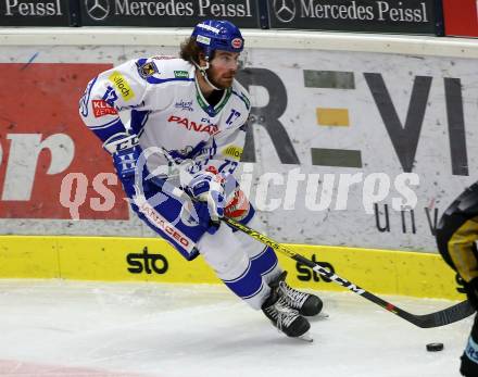 EBEL. Eishockey Bundesliga. EC VSV gegen spusu Vienna Capitals. Chris Collins  (VSV). Villach, am 20.9.2019.
Foto: Kuess
www.qspictures.net
---
pressefotos, pressefotografie, kuess, qs, qspictures, sport, bild, bilder, bilddatenbank
