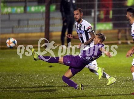 Fussball OEFB-Cup. SK Austria Klagenfurt gegen SK Puntigamer Sturm Graz. Daniel Steinwender,  (Austria Klagenfurt), Lukas Spendlhofer (Graz). Klagenfurt, am 25.9.2019.
Foto: Kuess
www.qspictures.net
---
pressefotos, pressefotografie, kuess, qs, qspictures, sport, bild, bilder, bilddatenbank
