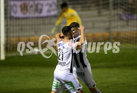 Fussball OEFB-Cup. SK Austria Klagenfurt gegen SK Puntigamer Sturm Graz. Torjubel Juan Maria Dominguez Lamas (Graz). Klagenfurt, am 25.9.2019.
Foto: Kuess
www.qspictures.net
---
pressefotos, pressefotografie, kuess, qs, qspictures, sport, bild, bilder, bilddatenbank