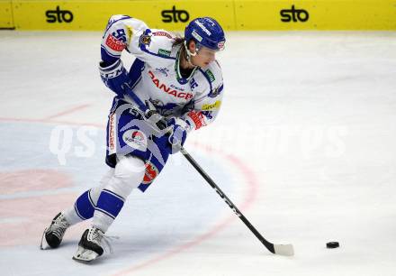 EBEL. Eishockey Bundesliga. EC VSV gegen Hydro Fehervar AV 19.  Anton Karlsson (VSV). Villach, am 27.9.2019.
Foto: Kuess
www.qspictures.net
---
pressefotos, pressefotografie, kuess, qs, qspictures, sport, bild, bilder, bilddatenbank