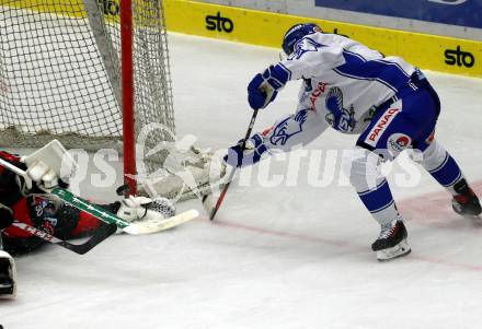 EBEL. Eishockey Bundesliga. EC VSV gegen HC TWK Innsbruck.  Christof Wappis, (VSV). Villach, am 4.10.2019.
Foto: Kuess
www.qspictures.net
---
pressefotos, pressefotografie, kuess, qs, qspictures, sport, bild, bilder, bilddatenbank