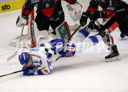 EBEL. Eishockey Bundesliga. EC VSV gegen HC TWK Innsbruck.  Miika Lahti (VSV). Villach, am 4.10.2019.
Foto: Kuess
www.qspictures.net
---
pressefotos, pressefotografie, kuess, qs, qspictures, sport, bild, bilder, bilddatenbank