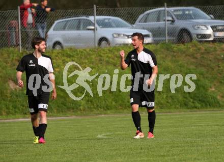 Fussball. 2. Klasse C. Gurk gegen Soerg. Torjubel  Georg Franz Koechl, Christoph Pingist (Soerg). Gurk, 28.9.2019.
Foto: Kuess
www.qspictures.net
---
pressefotos, pressefotografie, kuess, qs, qspictures, sport, bild, bilder, bilddatenbank