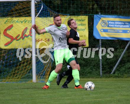 Fussball. 2. Klasse C. Gurk gegen Soerg.  Maximilian Lattacher (Gurk),  Florian Thomas Friedrich Knierlinger (Soerg). Gurk, 28.9.2019.
Foto: Kuess
www.qspictures.net
---
pressefotos, pressefotografie, kuess, qs, qspictures, sport, bild, bilder, bilddatenbank