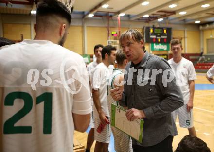 Basketball 2. Bundesliga. Grunddurchgang 3. Runde. KOS Celovec gegen Mistelbach Mustangs.  Trainer Igor Pucko (KOS Celovec). Klagenfurt, am 5.10.2019.
Foto: Kuess
www.qspictures.net

---
pressefotos, pressefotografie, kuess, qs, qspictures, sport, bild, bilder, bilddatenbank
