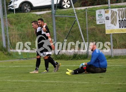 Fussball. 2. Klasse C. Gurk gegen Soerg. Torjubel Denis Sahitaj, Pascal Stefan Eichwalder (Soerg). Gurk, 28.9.2019.
Foto: Kuess
www.qspictures.net
---
pressefotos, pressefotografie, kuess, qs, qspictures, sport, bild, bilder, bilddatenbank