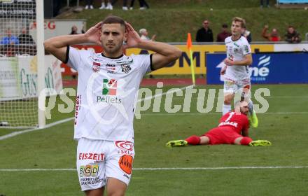 Fussball Bundesliga. RZ Pellets WAC gegen spusu SKN St. Poelten. Torjubel Shon Zalman Weissman (WAC). Wolfsberg, am 6.10.2019.
Foto: Kuess
www.qspictures.net

---
pressefotos, pressefotografie, kuess, qs, qspictures, sport, bild, bilder, bilddatenbank